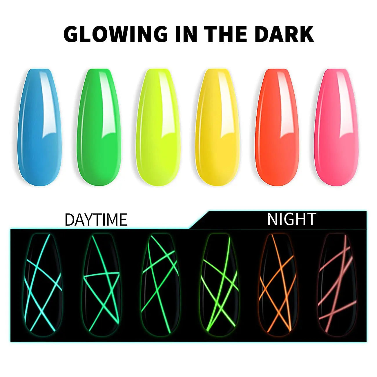 Glow in the Dark Nail Polish - Prblessings1